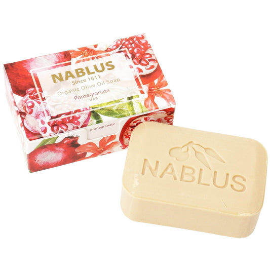 NABLUS SOAP ナーブルスソープ 無添加 完全オーガニック石鹸(ざくろ)くすみ・角質すっきり 100g - YOUR ORGANICS