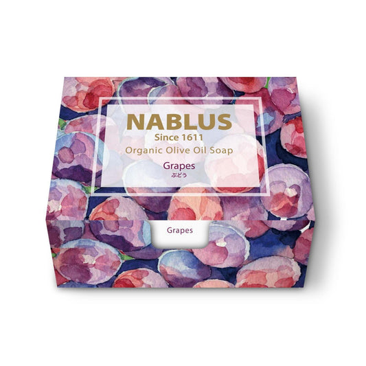 NABLUS SOAP ナーブルスソープ 無添加 完全オーガニック石鹸(ぶどう)ハリ・弾力 100g - YOUR ORGANICS