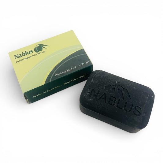 [The last soap factory in Palestine] [NABLUS SOAP] Dead Sea mud, completely additive-free, organic soap (rich in minerals, cleanses pores) 100g