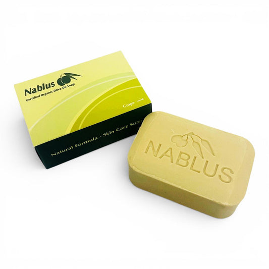 [The last soap factory in Palestine] [NABLUS SOAP] Grape, completely additive-free, organic soap (for firmness and elasticity) 100g