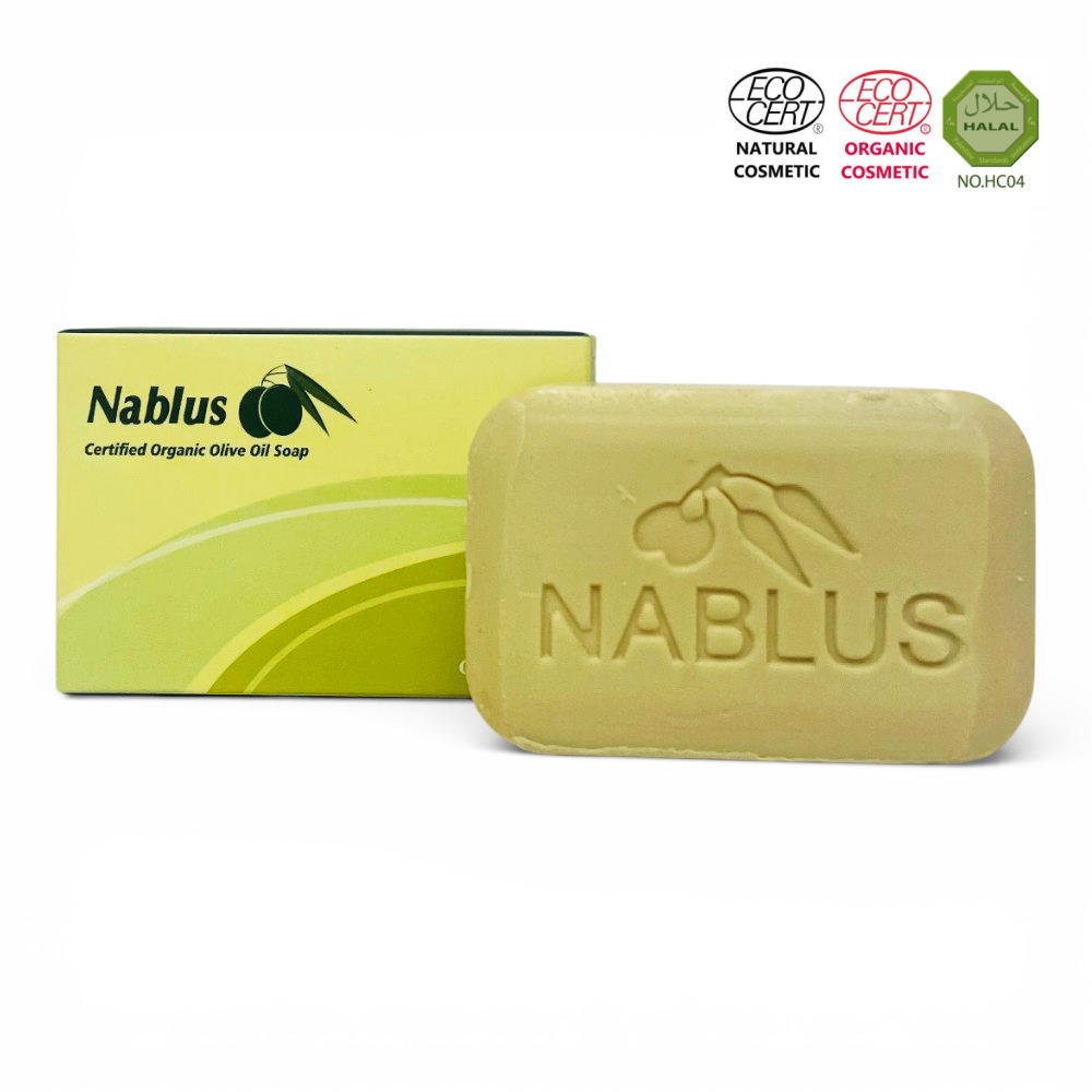 【パレスチナ・エディション】【パレスチナ最後の石鹸工場】【NABLUS SOAP / ナーブルスソープ 】ぶどう 完全無添加 オーガニック石鹸（ハリ・弾力）100g