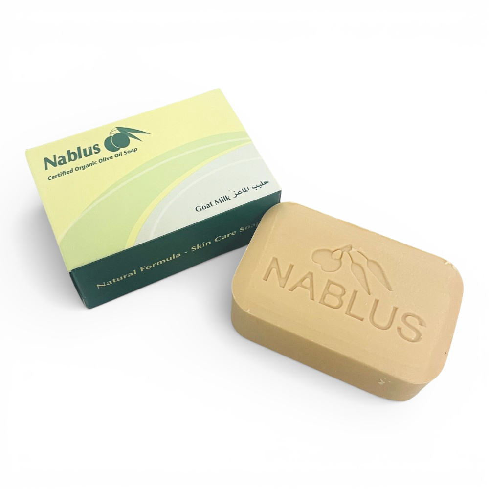 [The last soap factory in Palestine] [NABLUS SOAP] Goat milk, completely additive-free, organic soap (soft skin, glossy) 100g
