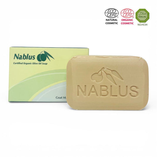 [The last soap factory in Palestine] [NABLUS SOAP] Goat milk, completely additive-free, organic soap (soft skin, glossy) 100g