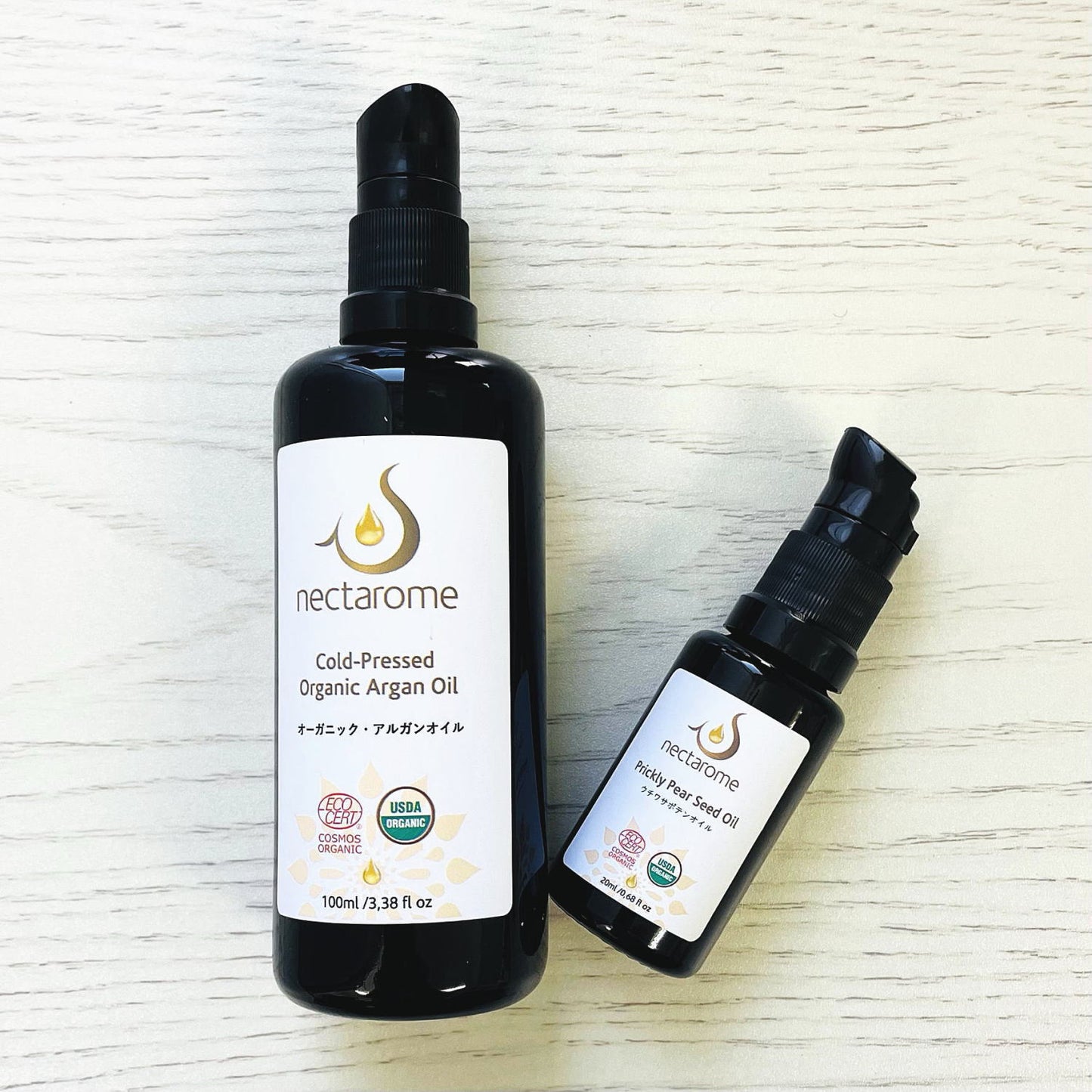 [Gift Set] NECTAROME Organic Argan Oil &amp; Organic Prickly Pear Oil