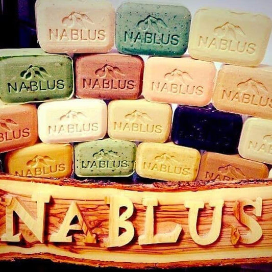 NABLUS SOAP Additive-free completely organic soap (thyme) Body odor, aging odor, horn plug care 100g