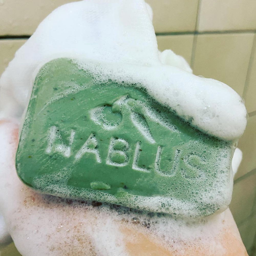 【NABLUS SOAP / ナーブルスソープ 】タイム 完全無添加 オーガニック石鹸（体臭・加齢臭・角栓ケア）100g