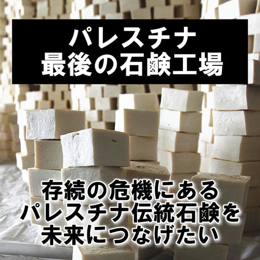 【パレスチナ最後の石鹸工場】存続の危機にあるパレスチナ伝統石鹸を未来につなげたい