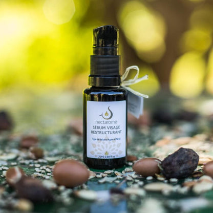 NECTAROME ネクタローム フェイスケアセラム美容液 集中ケア 20ml アルガンオイル・ウチワサボテンオイル配合（オーガニック認証エコサート・USDA取得） - YOUR ORGANICS